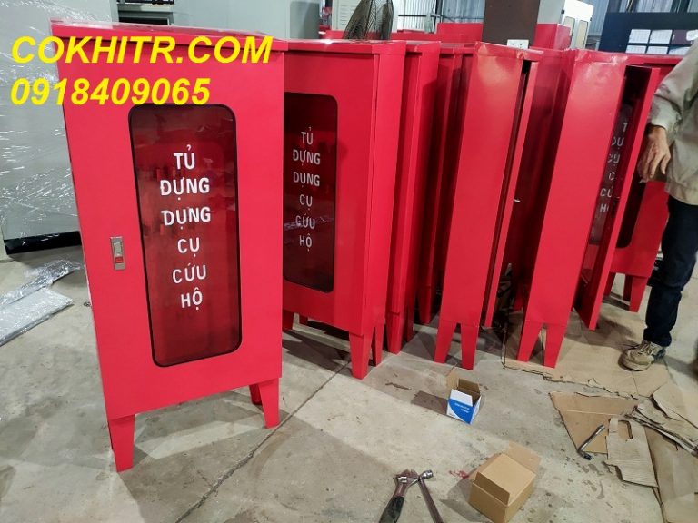 Tủ đựng dụng cụ phá dỡ, tủ đựng thiết bị cứu hộ KT 1000x600x200 - Cơ khí TR