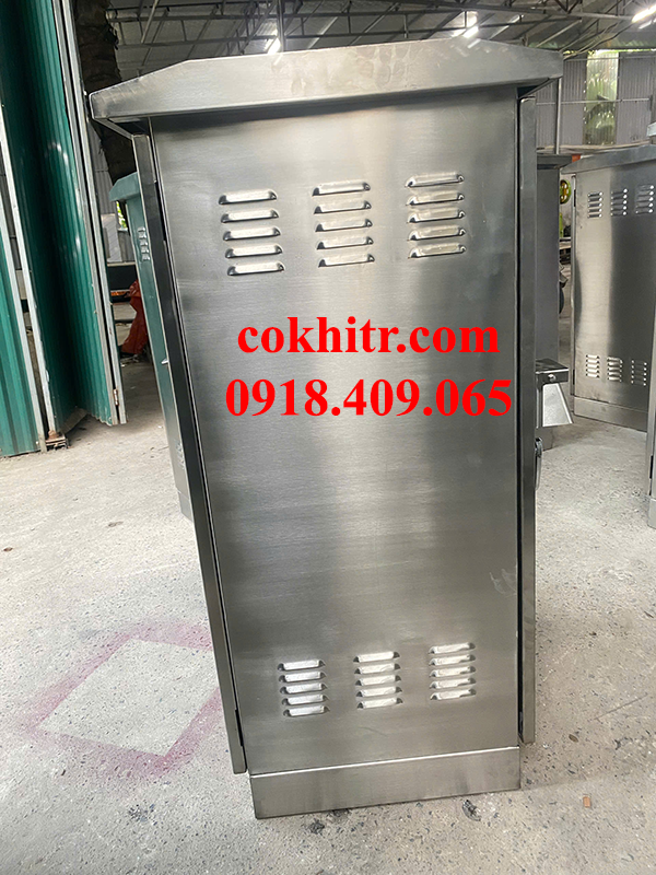Tủ điện inox 304 kích thước 1200x600x350x1mm