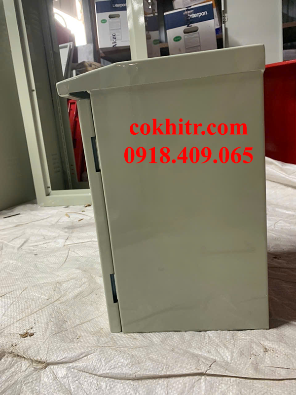 Tủ điện ngoài trời 2 lớp cánh 400x300x200x0.8mm giá rẻ