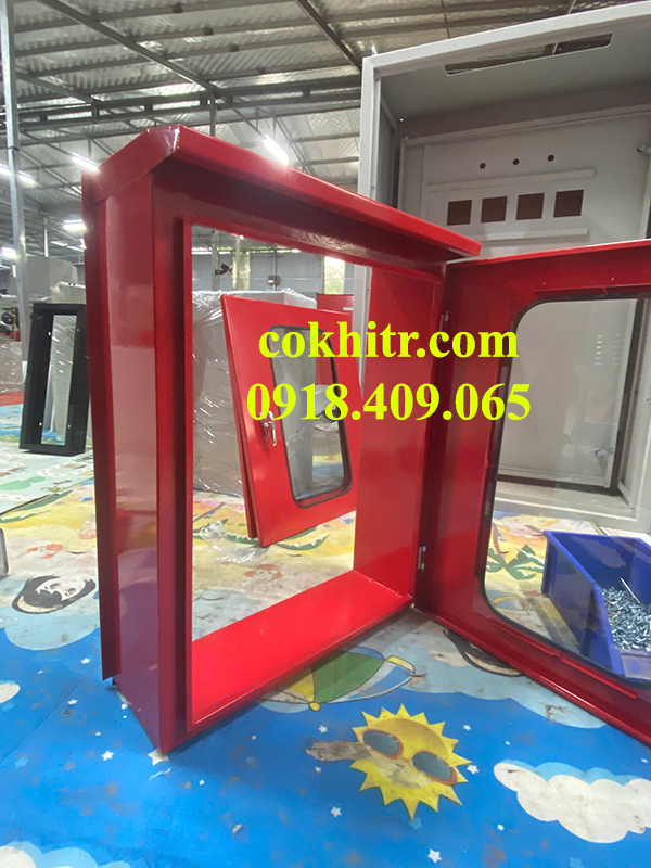 Tủ PCCC ốp tường KT 900x700x250x1.2mm