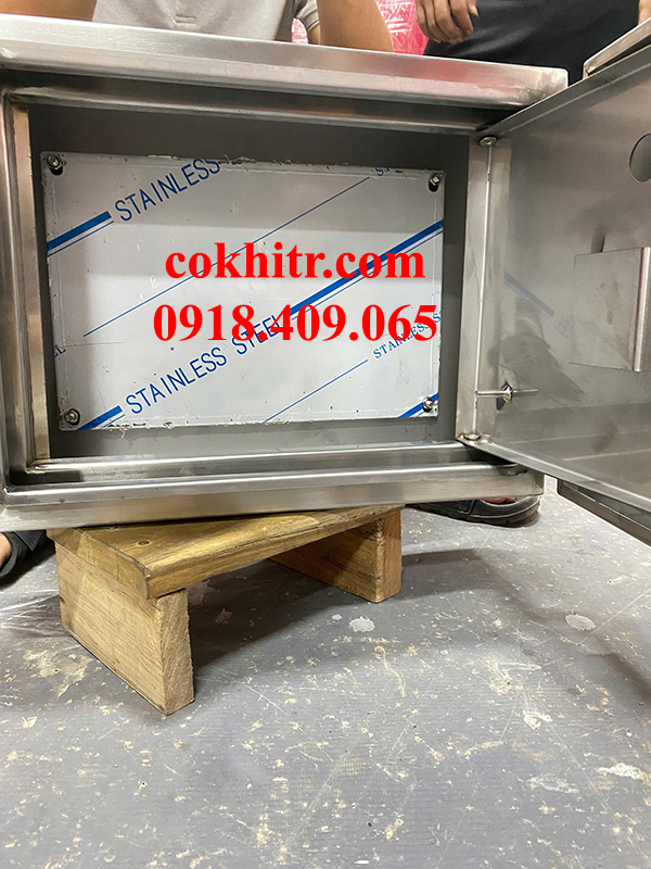 Tủ điện inox 304 kích thước 600x500x250x1mm giá rẻ