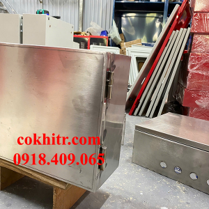 Tủ điện inox 304 kích thước 600x500x250x1mm giá rẻ