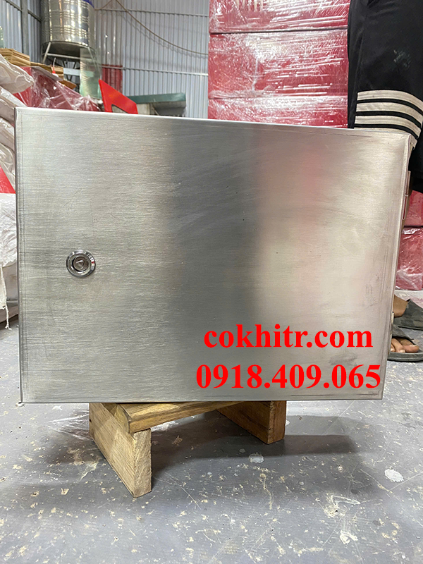 Tủ điện inox 304 kích thước 600x500x250x1mm giá rẻ
