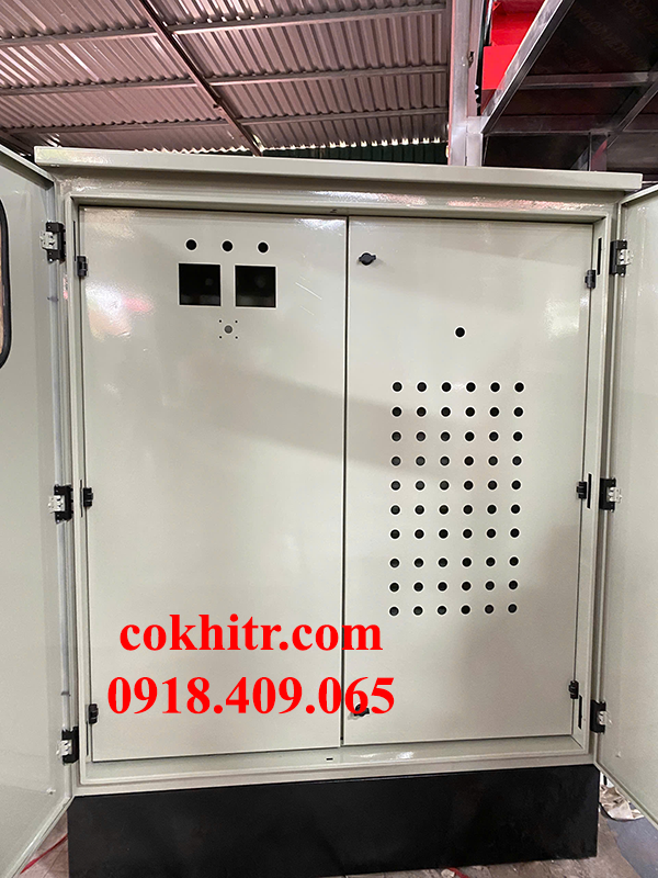 Tủ điện 2 lớp cánh kích thước 1600x1200x350x1.2mm giá tốt